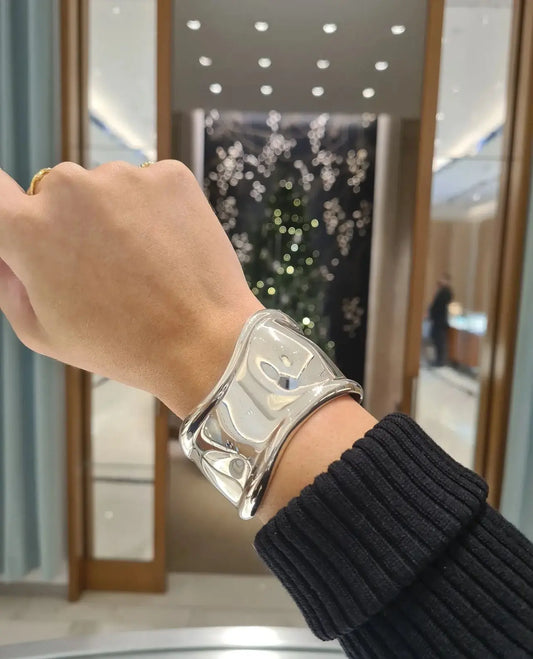 Silver Bone Cuff Bracelet, Peretti Bracelet Belovvie