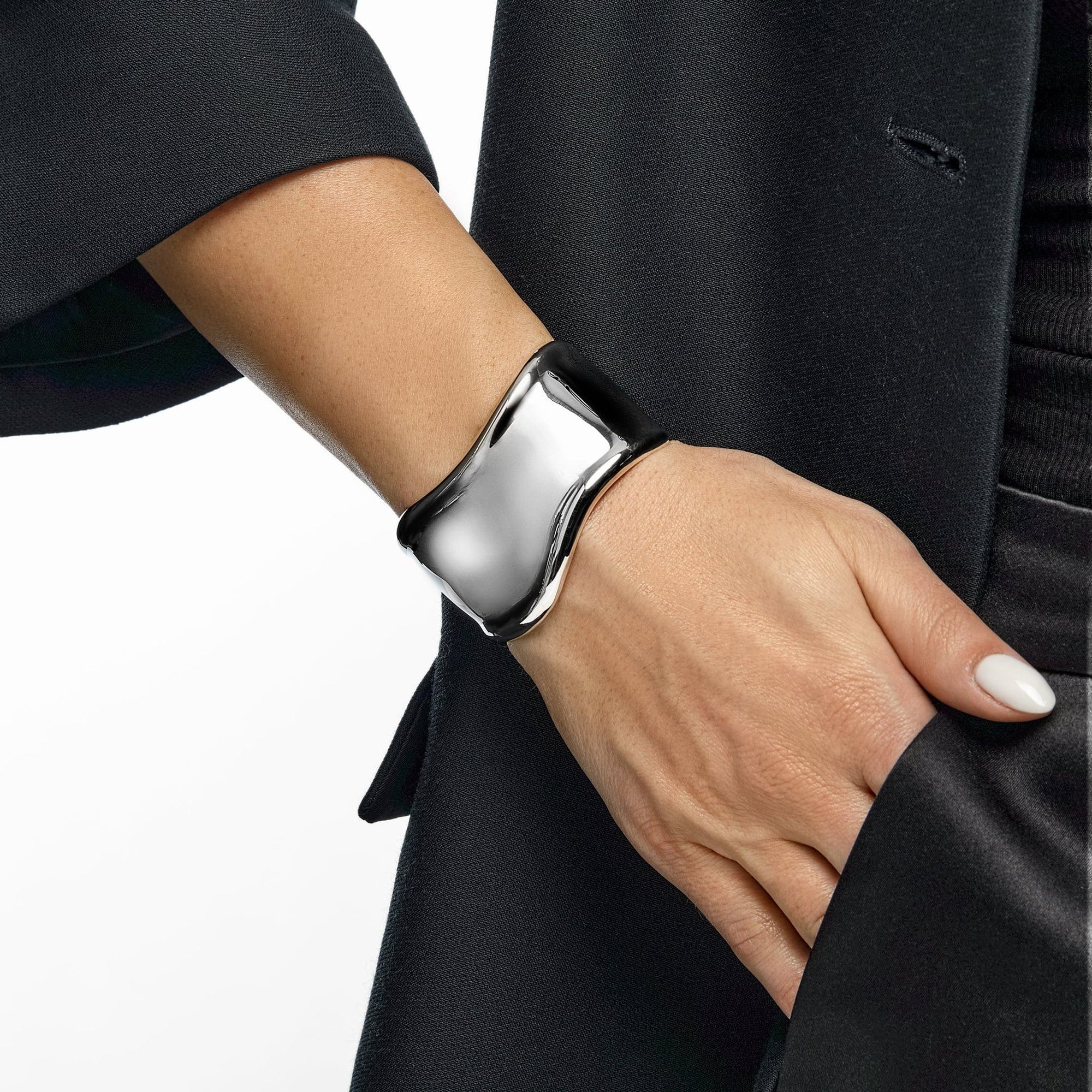 Silver Bone Cuff Bracelet, Peretti Bracelet